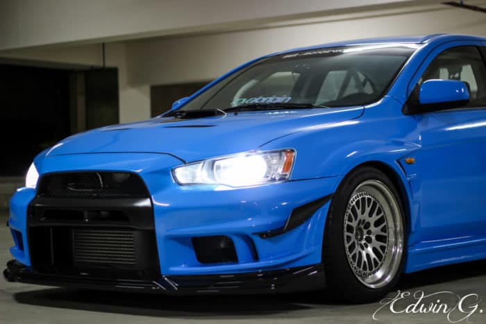 2013 Mitsubishi EVO from Furious 7 - Front