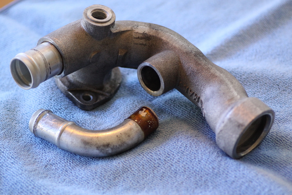 Porsche 996 turbo coolant pipe repair