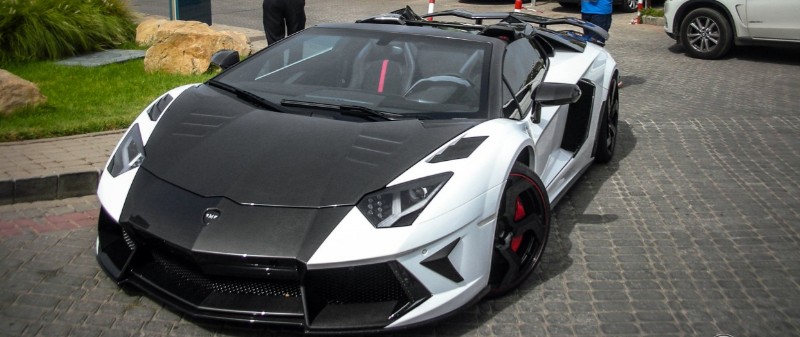 Lamborghini Aventador LP700-4 Mansory - drivers side front view