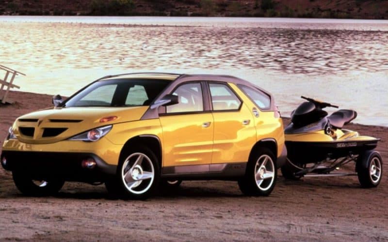 Pontiac Aztek front 3/4 view