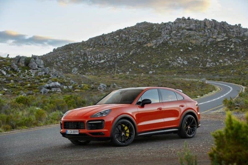 Porsche Cayenne Coupe front 3/4 view