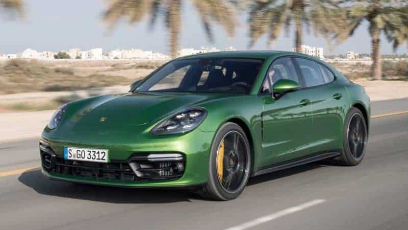 Porsche Panamera front 3/4 view