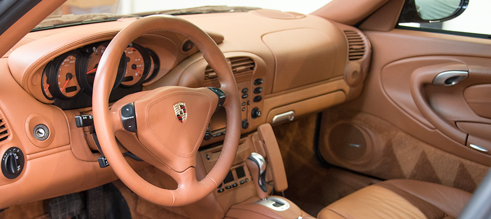 2002 Porsche 911 Turbo Cinnamon Brown Interior