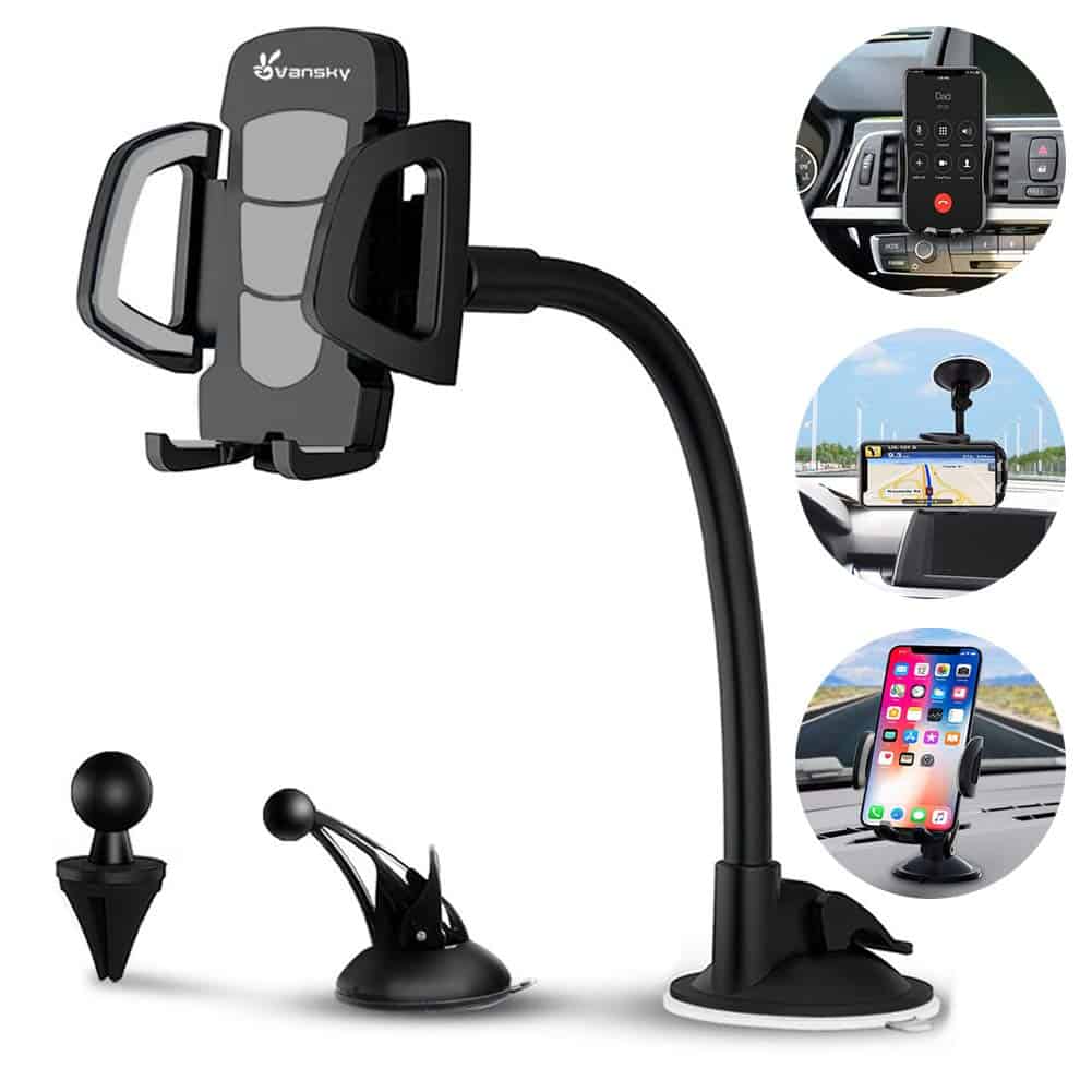 Vansky 3-in-1 Universal Car Phone Holder