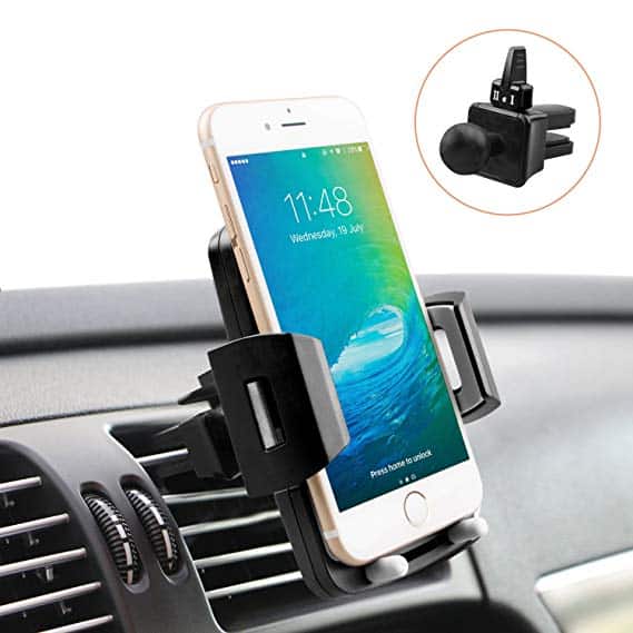 Vent clip car phone mount