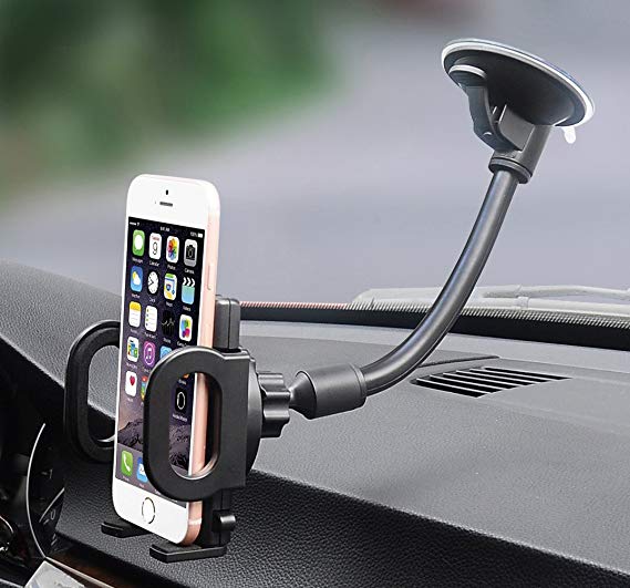 Windshield car phone mount